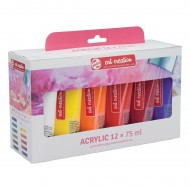 ACRYLIC 12 X 75 ML TUBES AMSTERDAM STANDARD SERIES PAINTS - OF ROYAL TALENS -